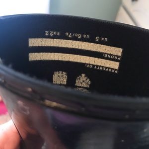 Kids black Hunter boots